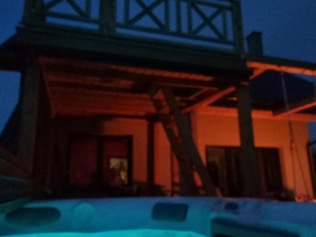 Bazén v ubytovaní DomekSPA, Profesjonalne JACUZZI, Mazury, Liski, Ełk alebo v jeho blízkosti