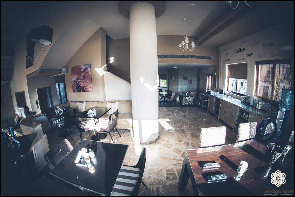 Posezení v ubytování Aktaion Hotel
