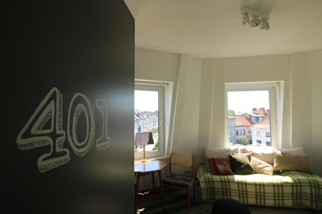 Postel nebo postele na pokoji v ubytování The Soul Antwerp