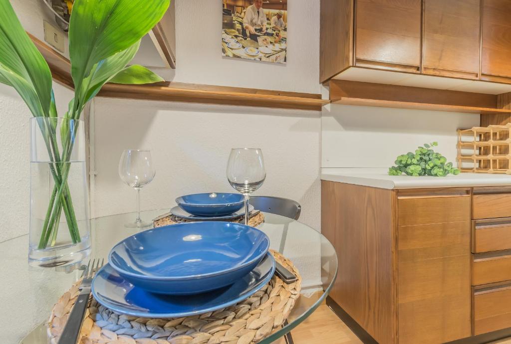 A kitchen or kitchenette at Casa La Nuvola Varenna