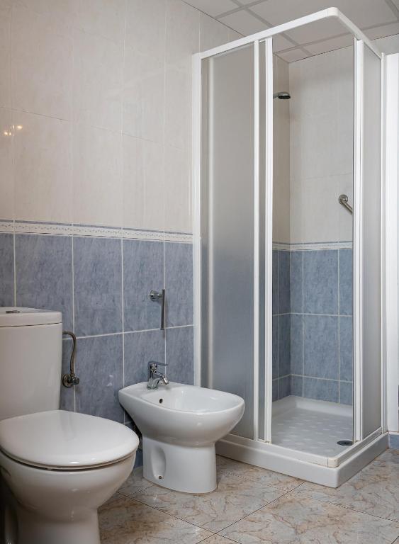 Koupelna v ubytování Hostal El Trillero