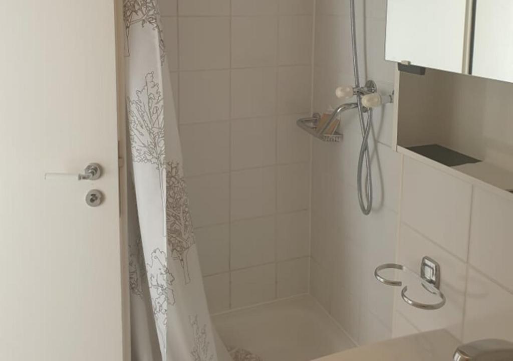 Koupelna v ubytování Hotel Le Rivage
