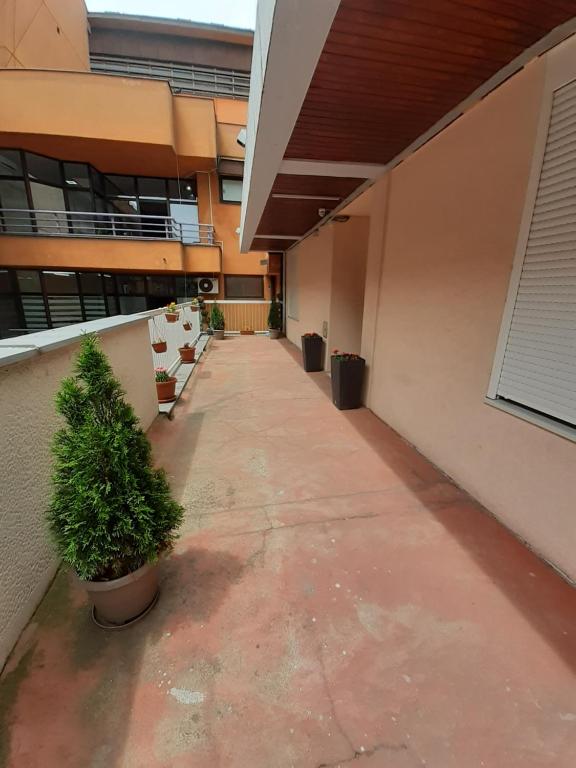 Balkón nebo terasa v ubytování Apartmani CENTAR- Smederevo