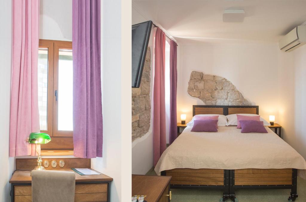 Postel nebo postele na pokoji v ubytování Hotel Villa Diana
