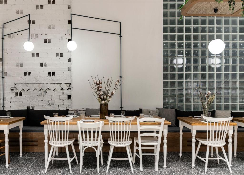Restaurace v ubytování Ergon House Athens