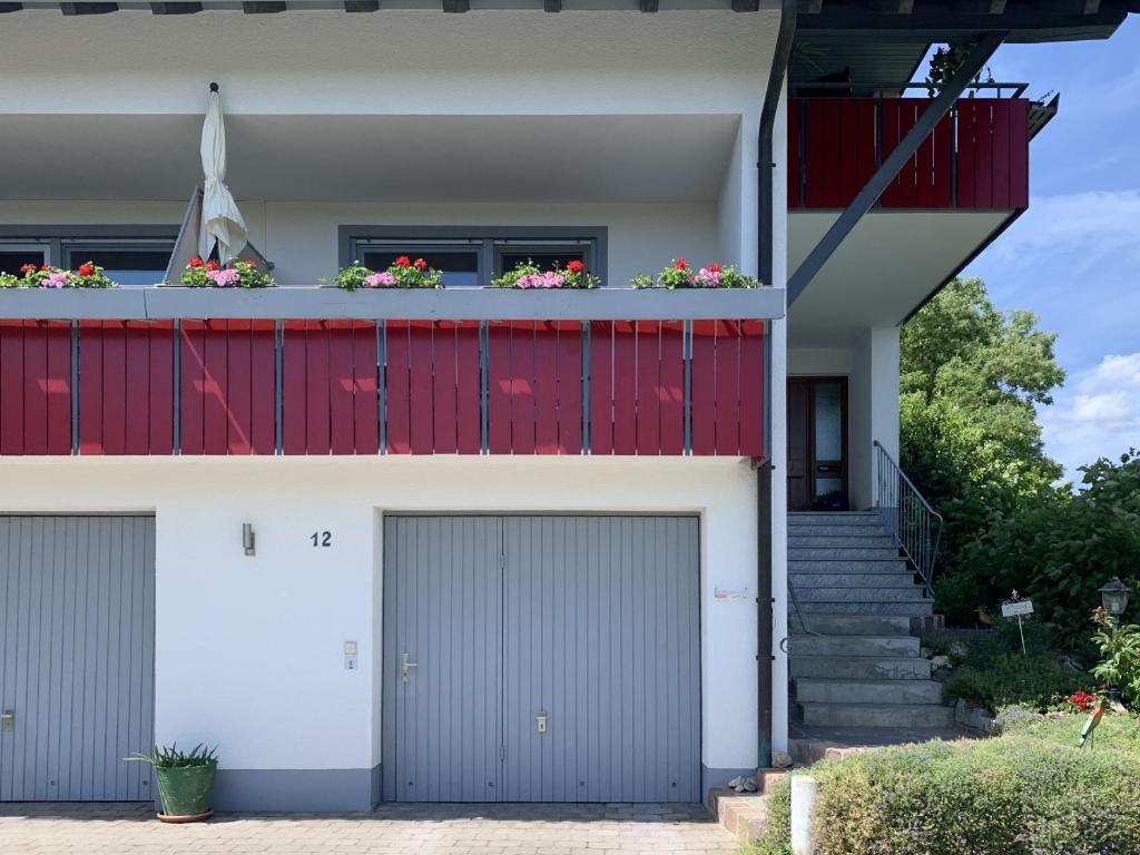 Balkón nebo terasa v ubytování Ferienhaus Keller