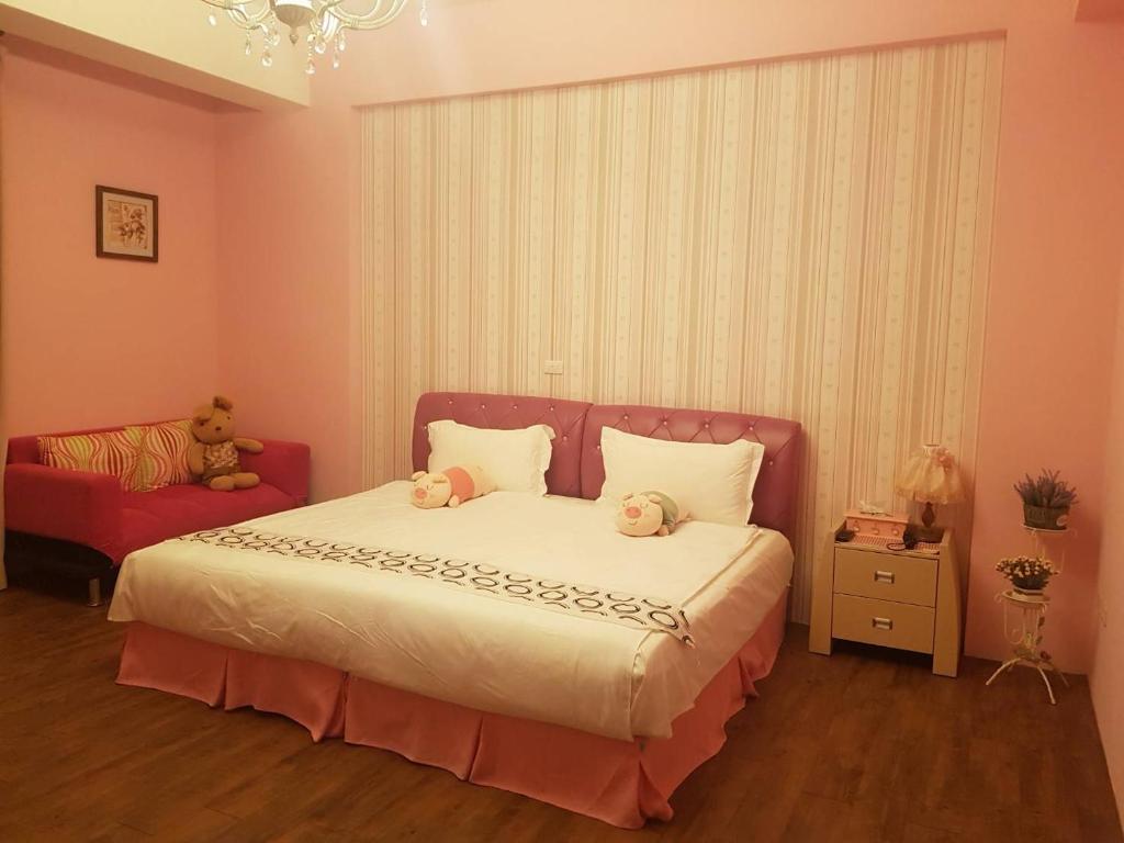Baby Pig B&B - バルコニー付きのダブルルーム