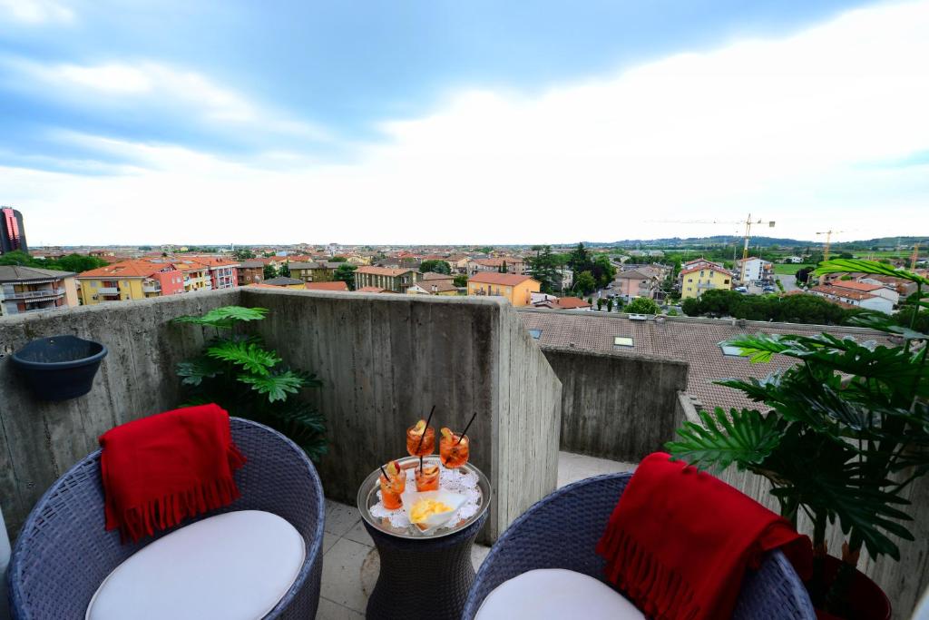 Balkon oz. terasa v nastanitvi Hotel Krystal