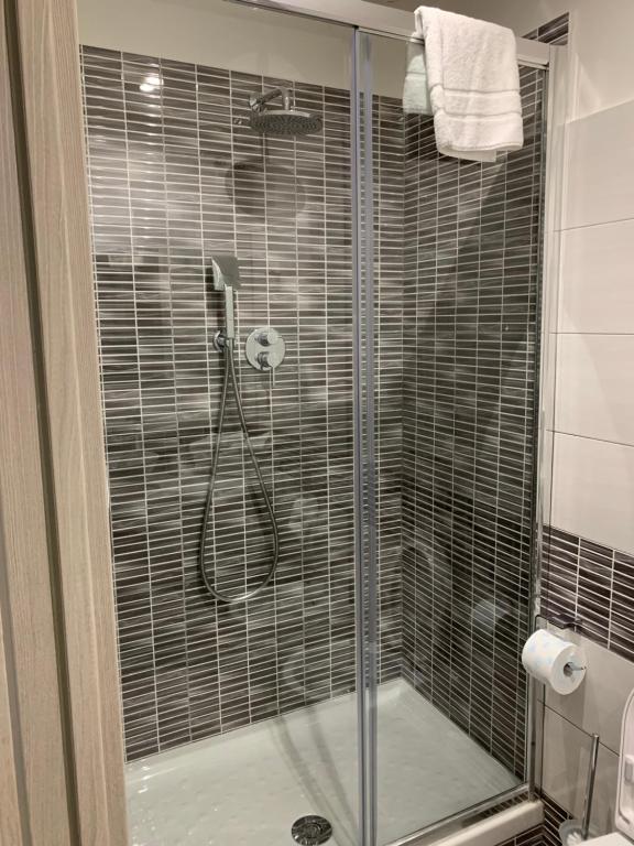 Koupelna v ubytování Hotel Assarotti