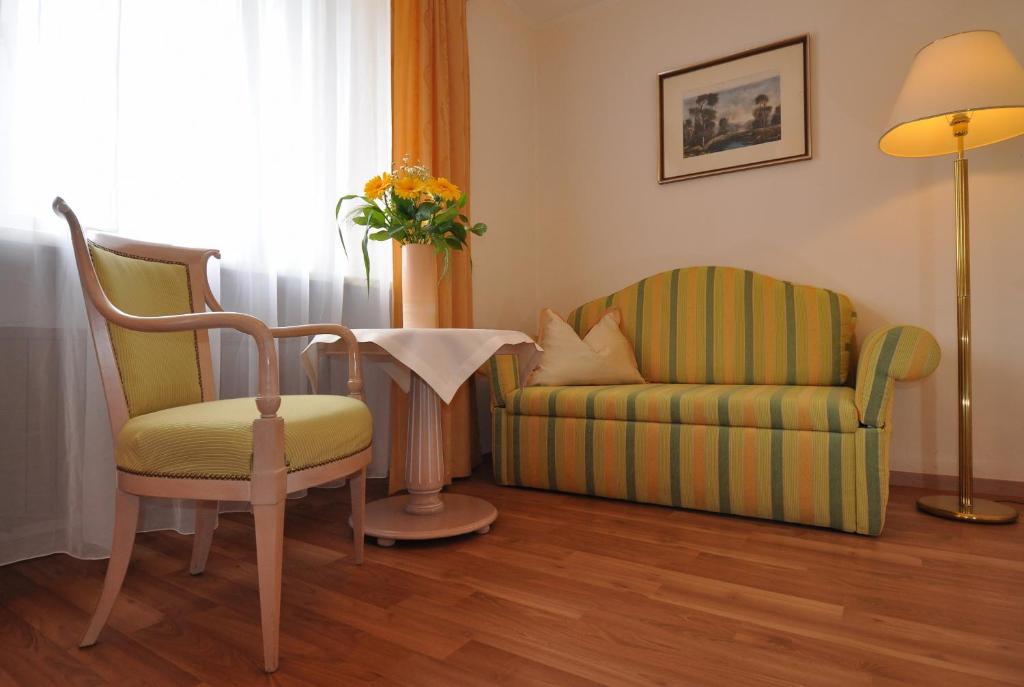 Istumisnurk majutusasutuses Hotel-Restaurant Minichmayr