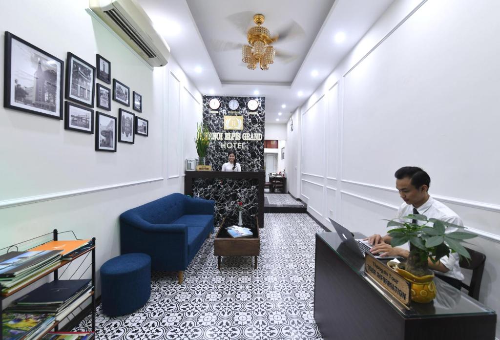 Posezení v ubytování Hanoi Elpis Grand Hotel