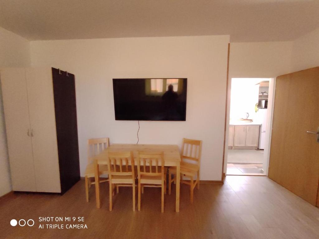 TV a/nebo společenská místnost v ubytování Apartmány Opolany