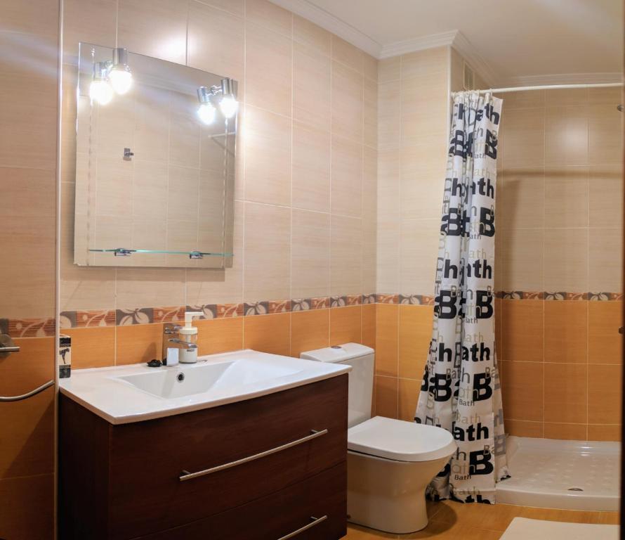 Koupelna v ubytování Apartamento Naval
