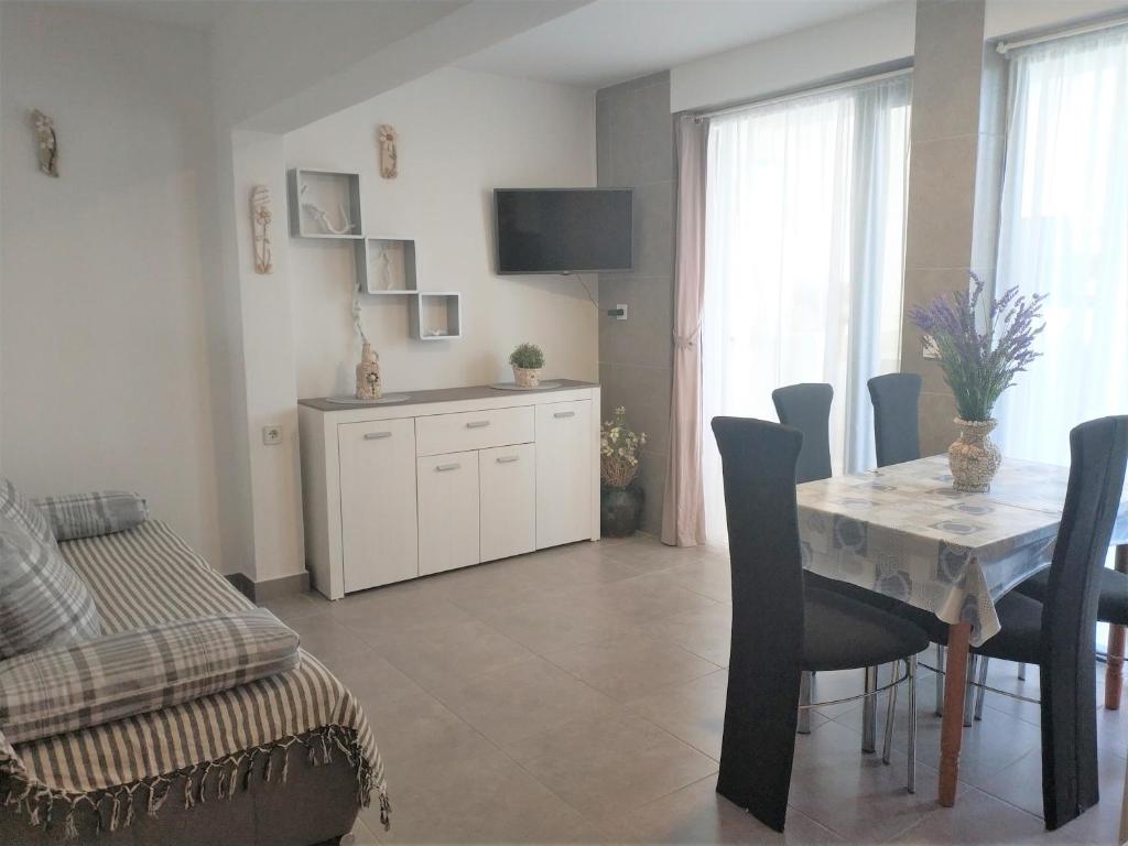 Posezení v ubytování Apartments Rak