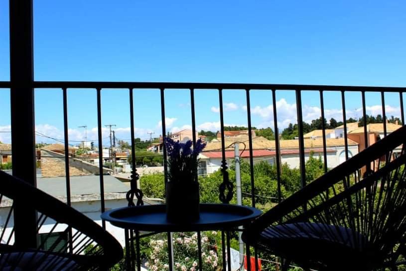 Balkón nebo terasa v ubytování agis apartment corfu