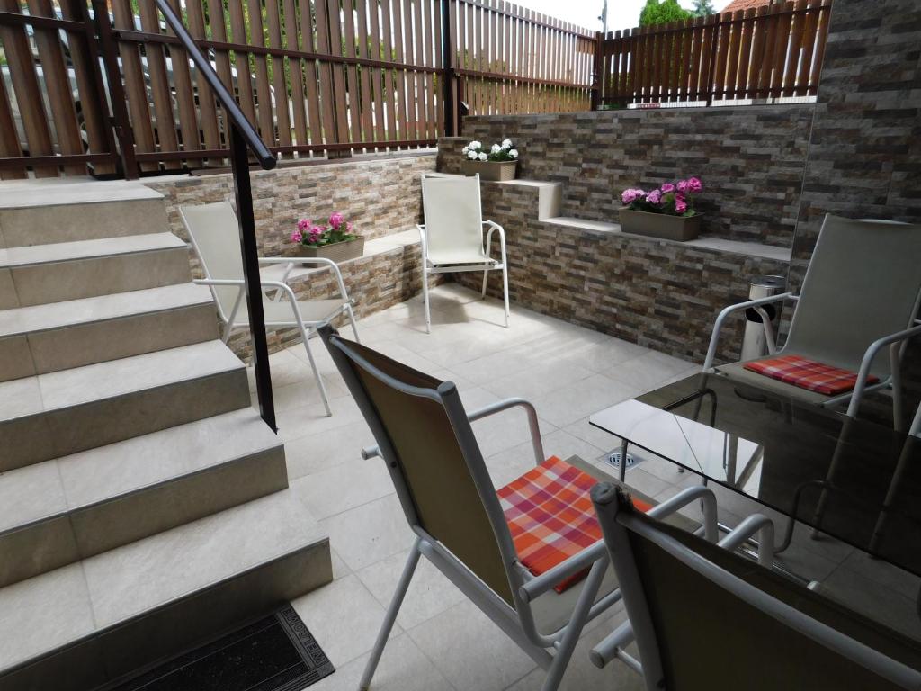 Balkon lub taras w obiekcie Wesselényi Apartmanház