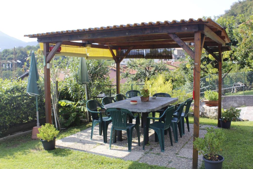 Vonkajšia záhrada v ubytovaní Casa della Chicca