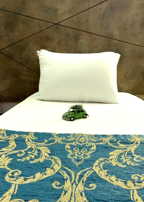 Postel nebo postele na pokoji v ubytování Hostapark Hotel