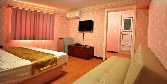 TV a/nebo společenská místnost v ubytování Juleduo B & B