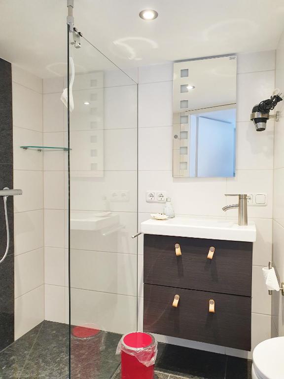 Koupelna v ubytování Monteur-Fremdenzimmer - Petit Quartier