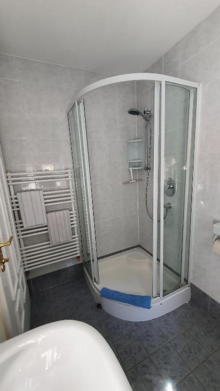 Koupelna v ubytování Haus Alpenruh
