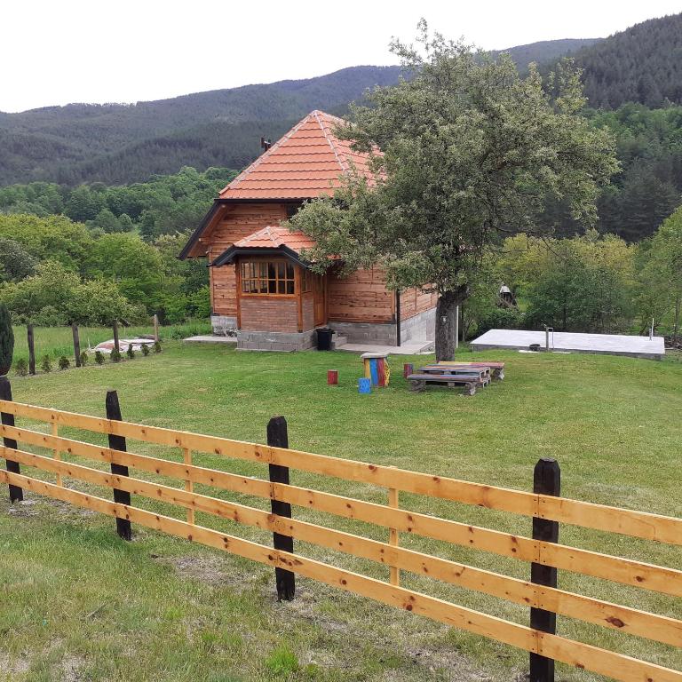 Příroda nedaleko prázdninového domu