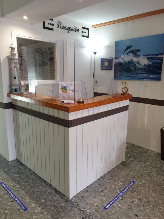 Lobby alebo recepcia v ubytovaní Pension los Verdiales