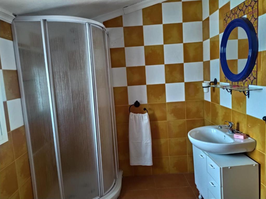 Koupelna v ubytování Cortijo la Joya