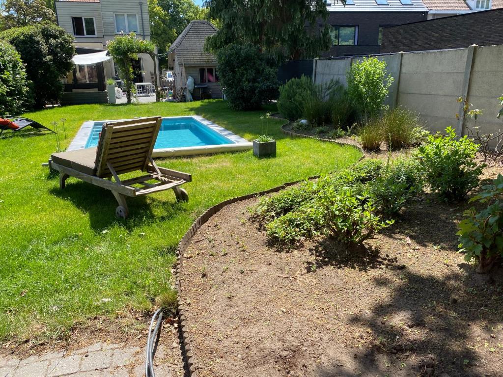 Zahrada ubytování B & B Simme Zimme