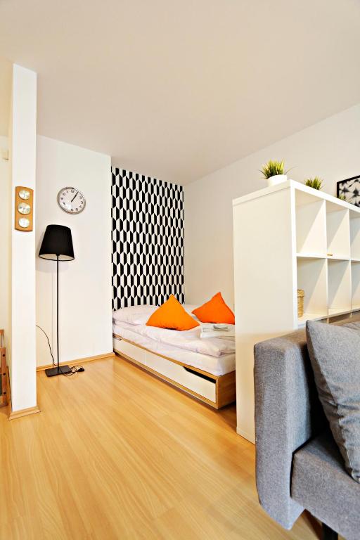Posteľ alebo postele v izbe v ubytovaní Ksiazat Pomorskich by Baltic Home
