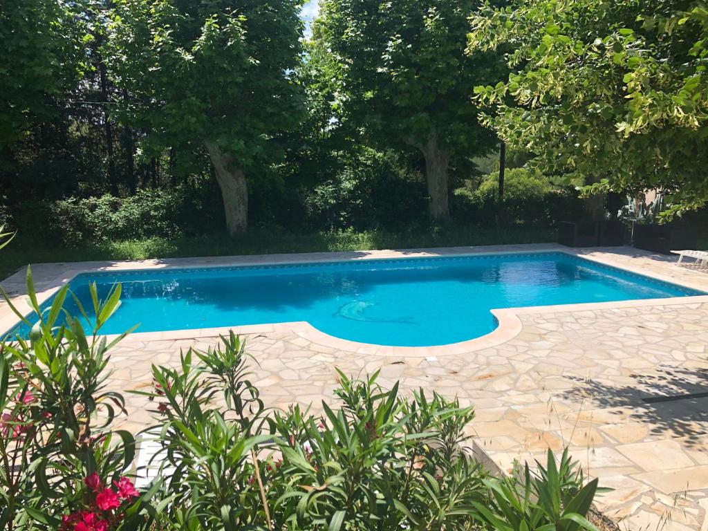 Bazén v ubytování LA BASTIDE DU GINESTE - Olives nebo v jeho okolí