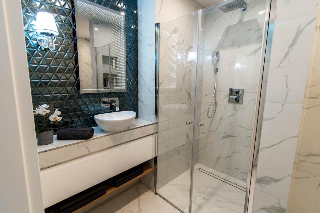 Kúpeľňa v ubytovaní Glam Apartment