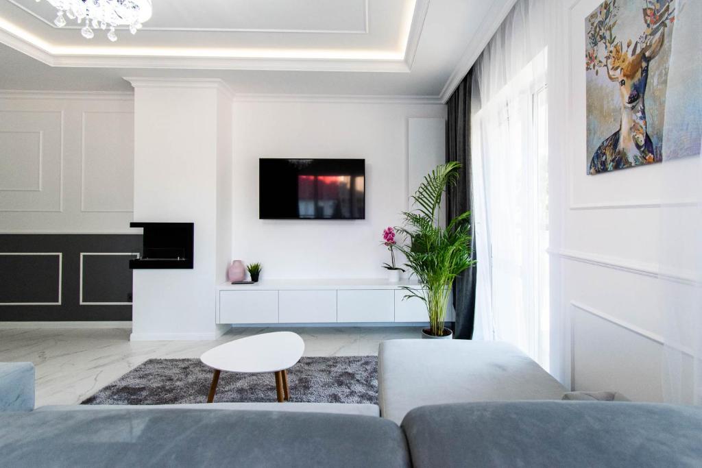 Posedenie v ubytovaní Glam Apartment