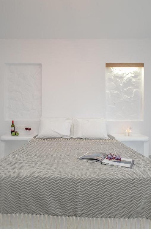 Postel nebo postele na pokoji v ubytování Casa Verde Di Naxos