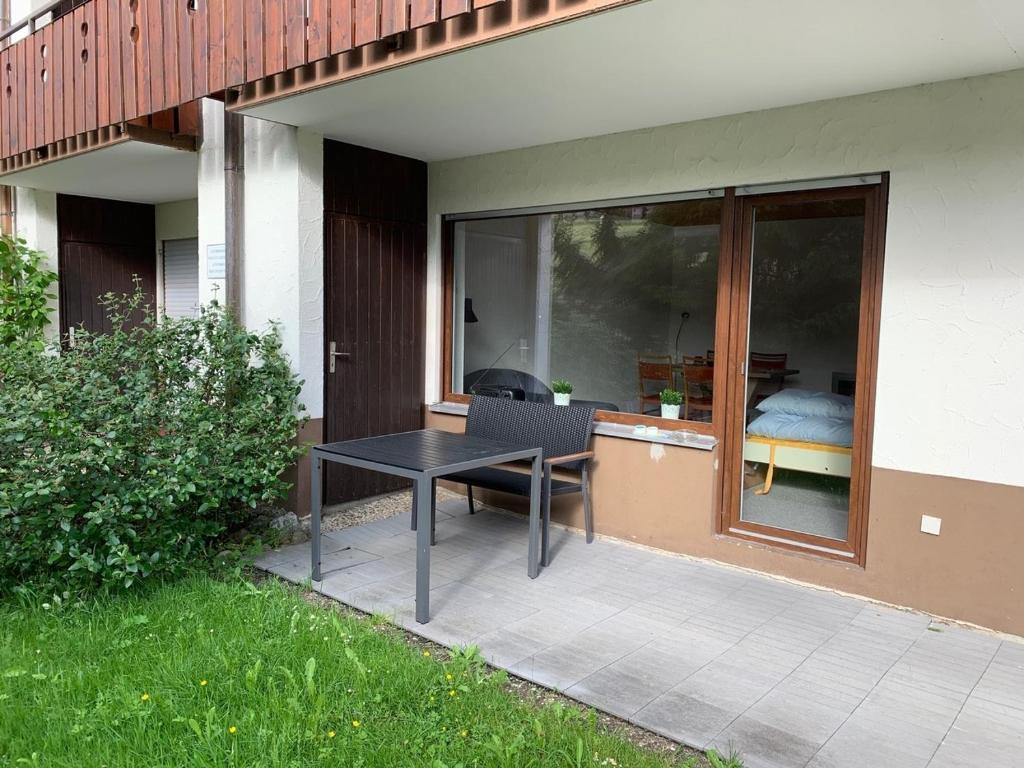 Balkón nebo terasa v ubytování Haus am Sonnenberg,Todtnauberg, Ferienwohnung 002, direkt am Skilift-Skipiste, Nähe Feldberg