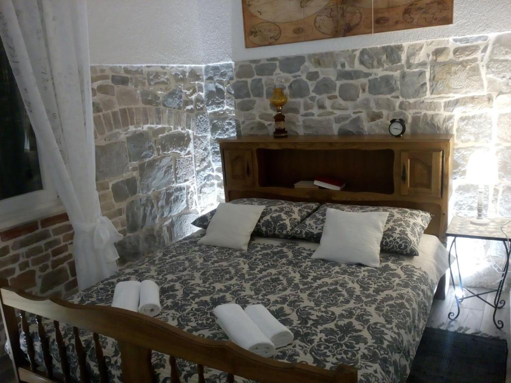 Posteľ alebo postele v izbe v ubytovaní Old school apartment