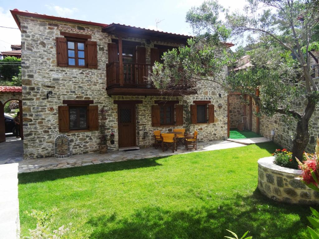 Luxury stone villa in Nikiti