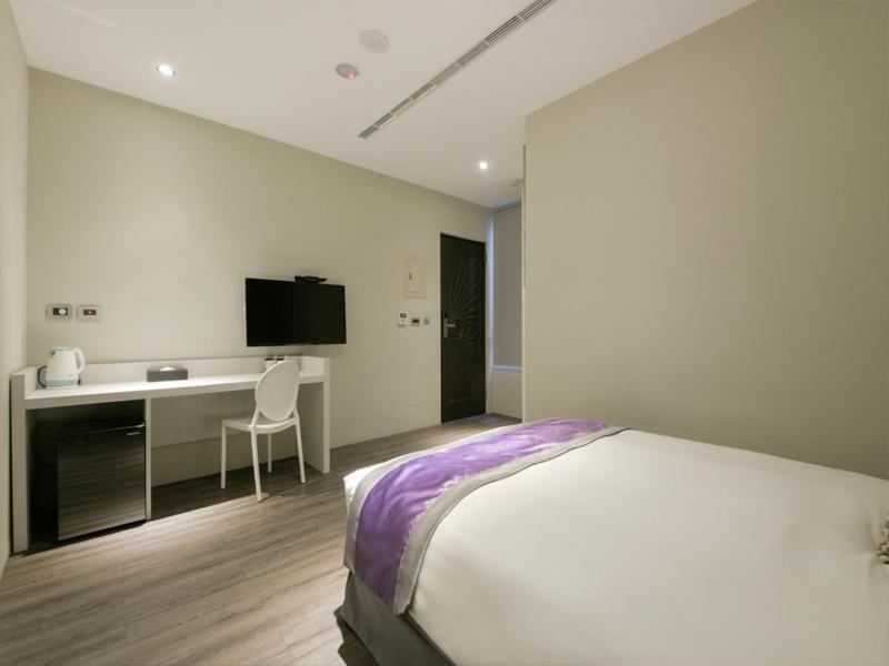 TV a/nebo společenská místnost v ubytování Hotel Hesper HSR Taichung