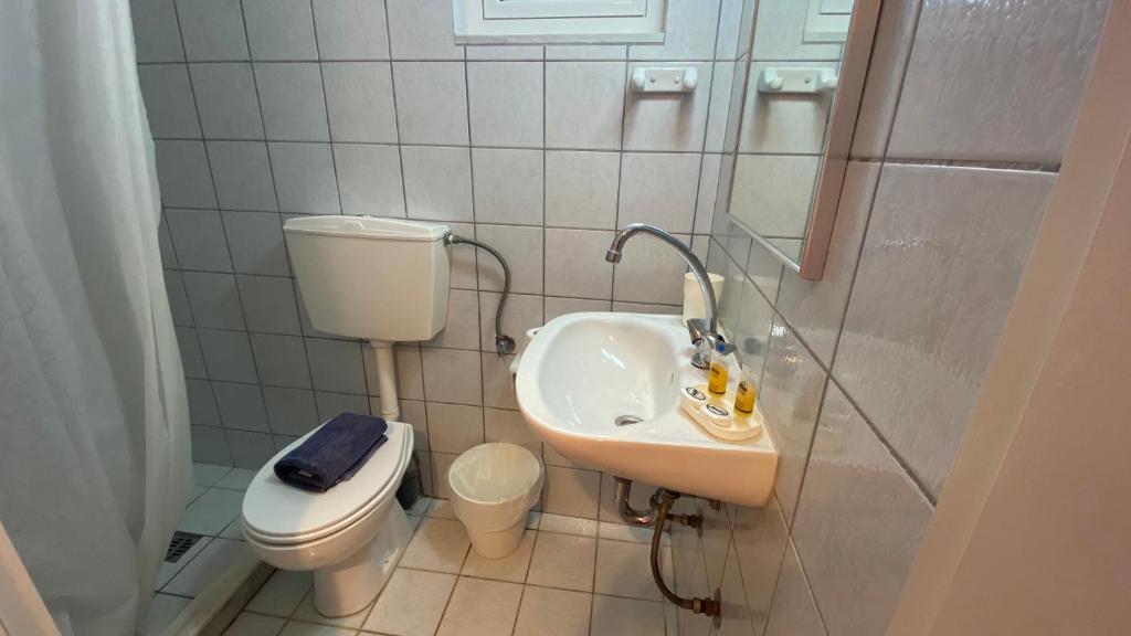 Kúpeľňa v ubytovaní Patras Port apartment