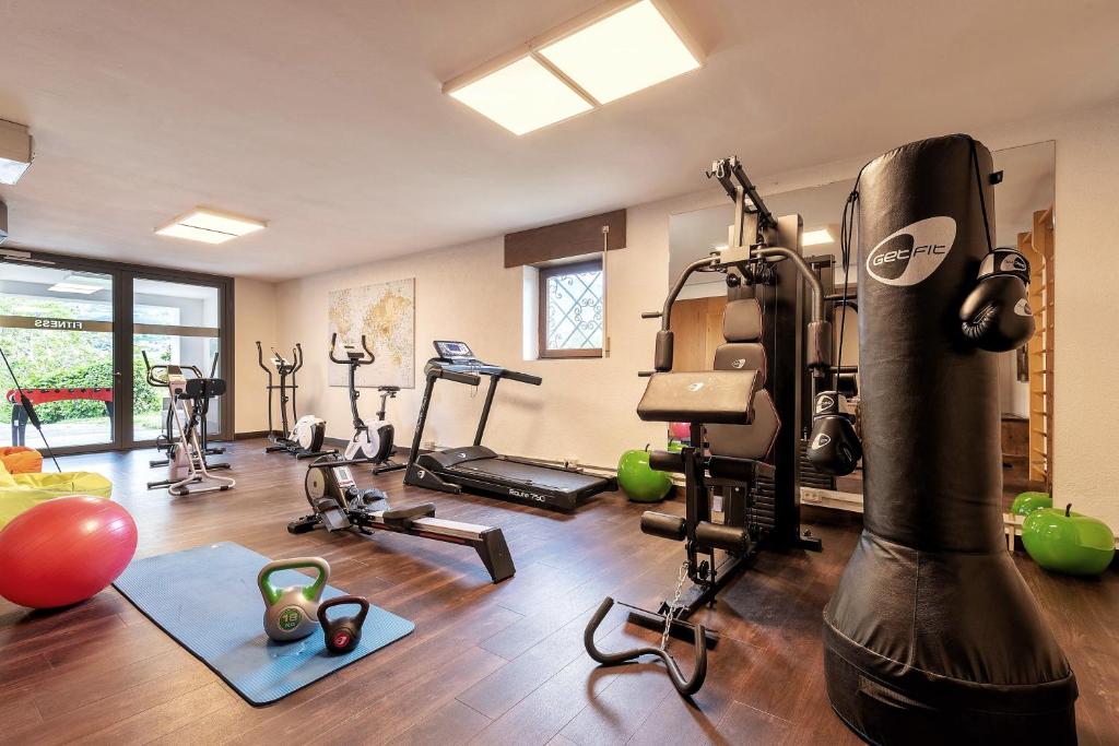 Fitness centrum a/nebo fitness zařízení v ubytování Hotel Brunnhofer