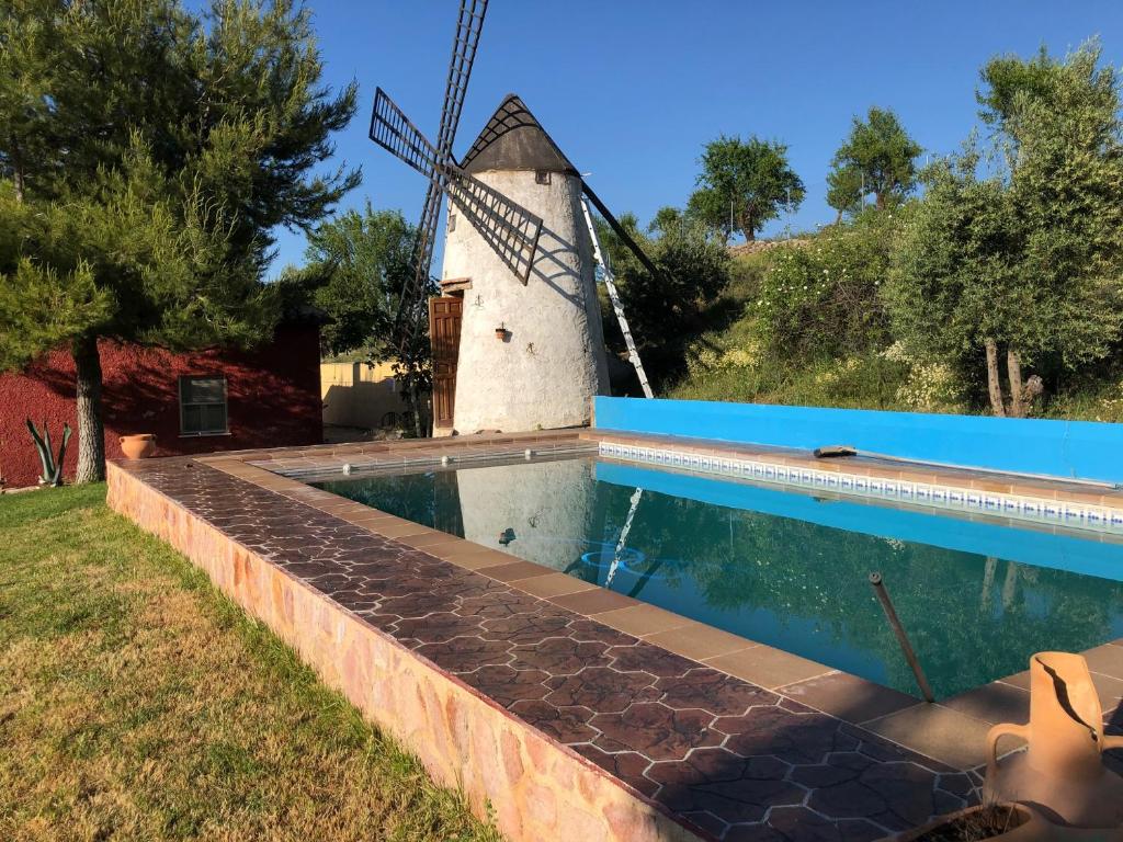 Bazén v ubytování Finca El Gavilán nebo v jeho okolí
