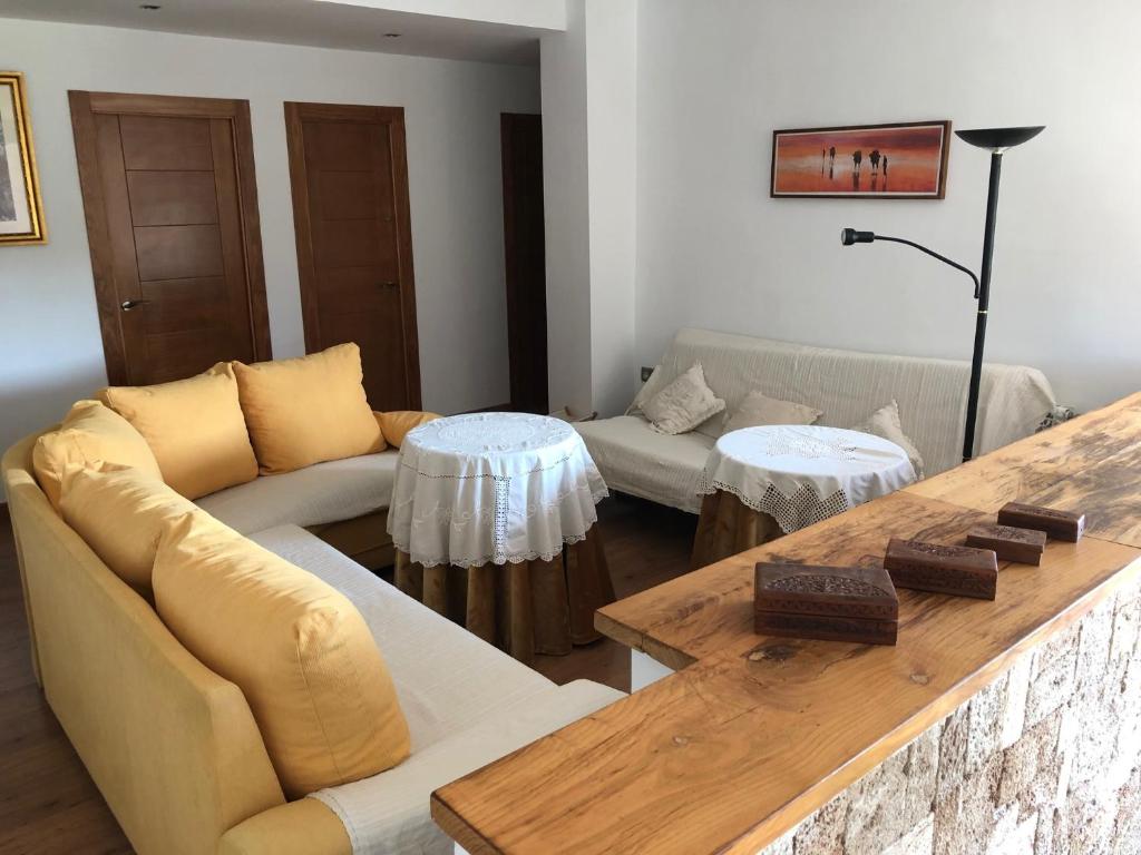 Posezení v ubytování Finca El Gavilán