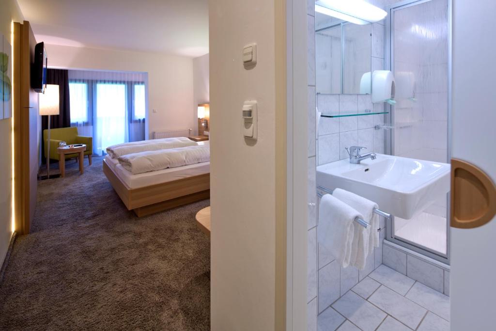 Koupelna v ubytování Geniesserhotel Alpin GmbH