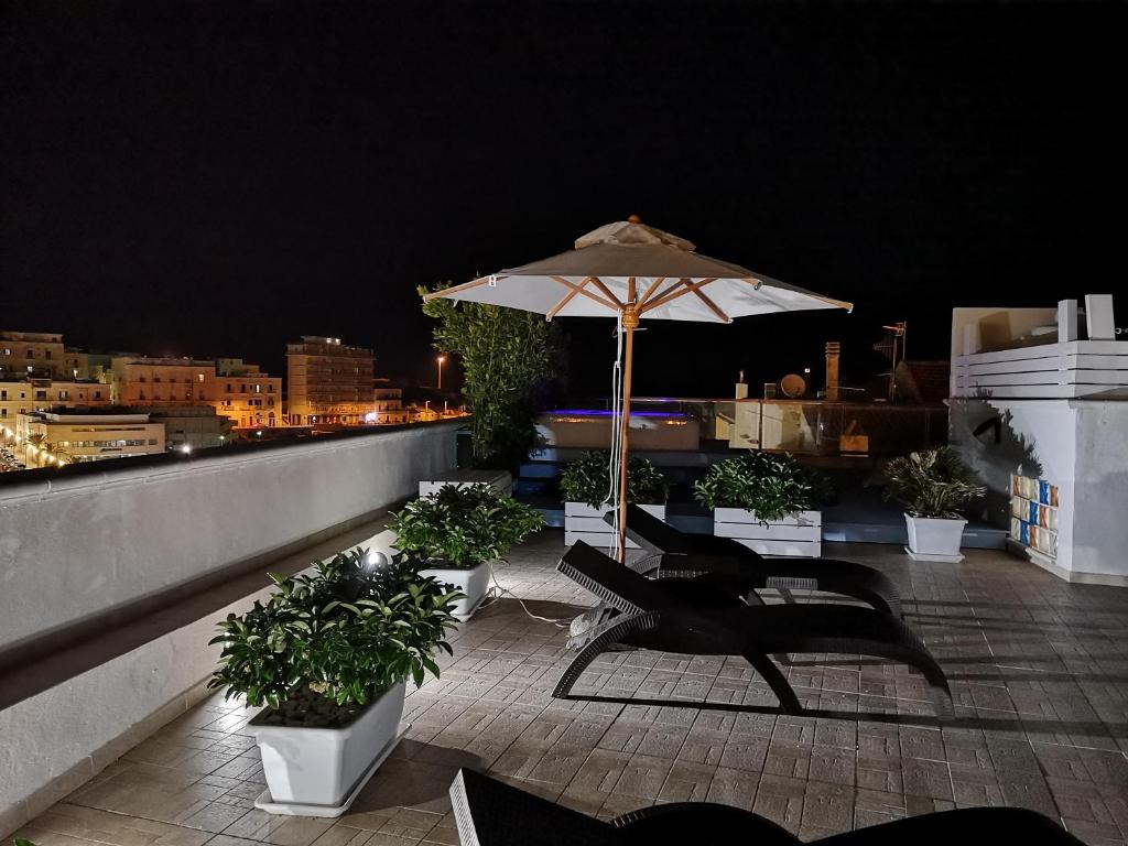 Balkón nebo terasa v ubytování Relais La Pretura