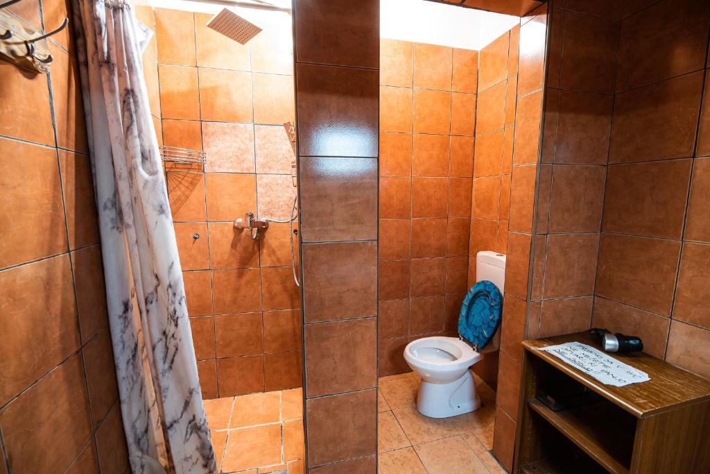 Koupelna v ubytování Hostel Paradiso