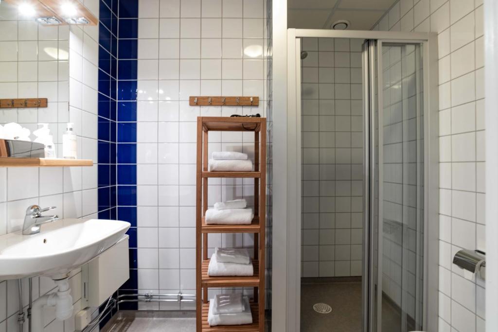 Baðherbergi á Bryggan Fjällbacka