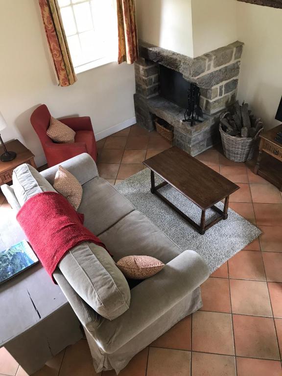 Posezení v ubytování Chambres d'Hôtes Belle Vallee