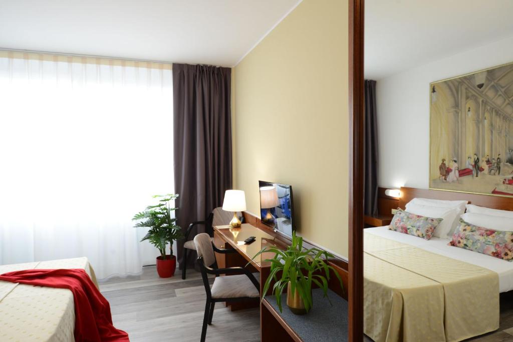 Postelja oz. postelje v sobi nastanitve Hotel Krystal