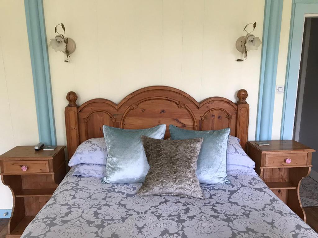 Postel nebo postele na pokoji v ubytování Chambres d'Hôtes Belle Vallee