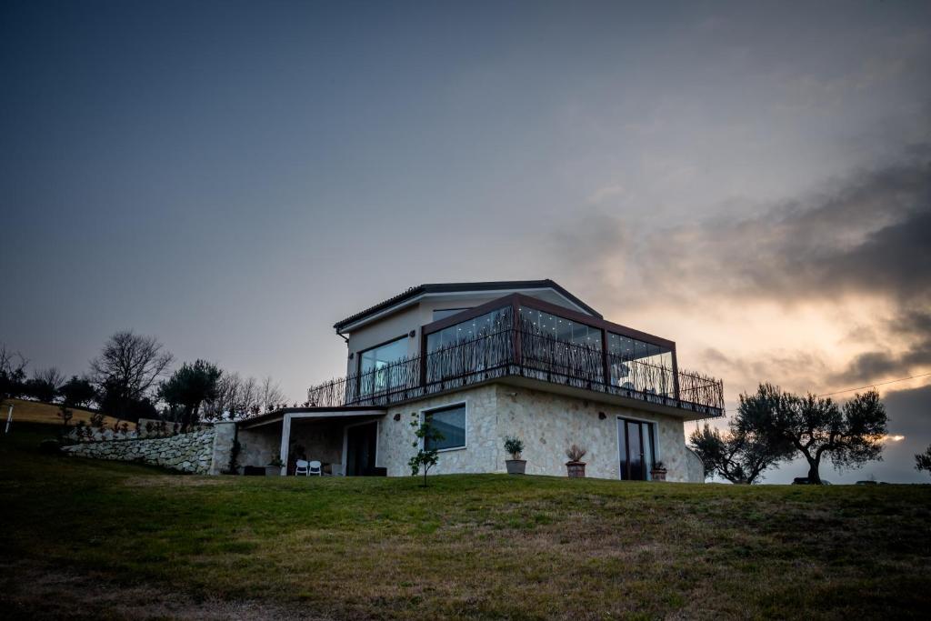 Budova, kde se bed and breakfast nachází